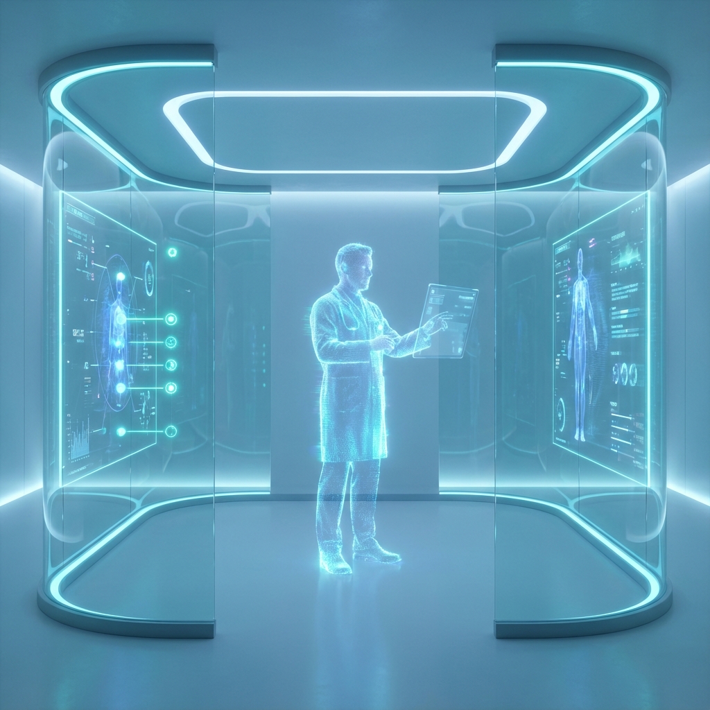 AI Doctor Illustration